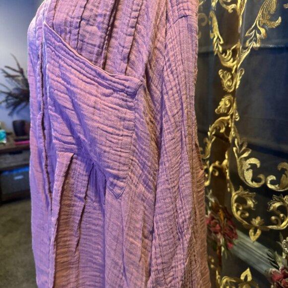 *HOST PICK* Free People Voyager shirt dress ~ L - Picture 4 of 4